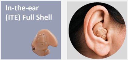 in the ear full shell hearing aids