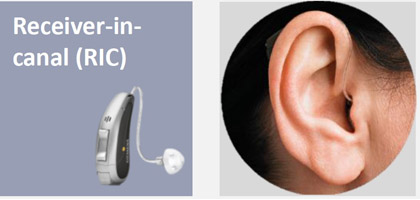 receiver in canal hearing aids